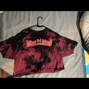 Tie dye Boyz N the Hood crop top Fashion nova